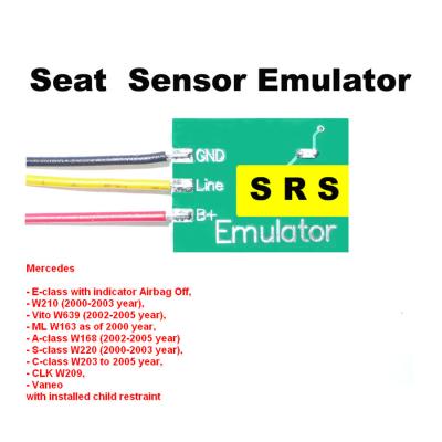 China SRS3 Mercedes Seat Sensor Emulator with Indicator Airbag Off , Car Repair Troubleshooting for sale