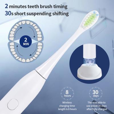 China 800mAh IPX7 Smart Electric Toothbrush Soft Bristle Type For Adult for sale