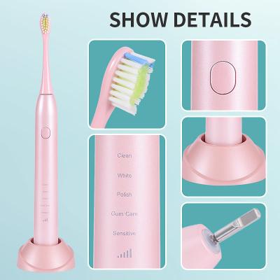 China 15 Modes Electric Portable Battery Toothbrush IPX7 Water Resistant for sale
