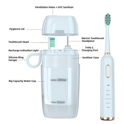 China Smart Electric Toothbrush Waterproof Automated Toothbrush System with Rechargeable Battery - Efficient Cleaning à venda