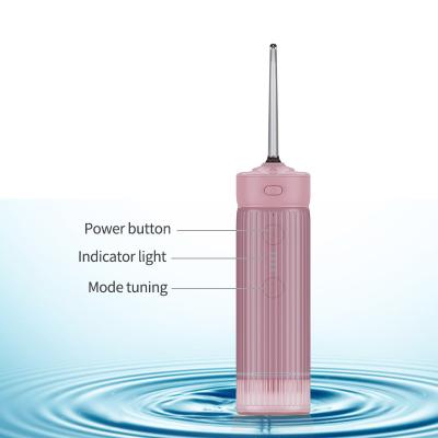 China IPX7 Waterproof Mini Water Flosser Device With 1100mah Lithium Battery for sale