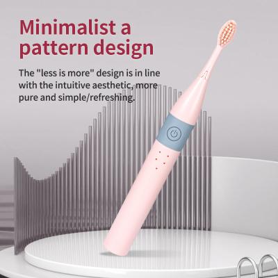 China Comodíssima cabeça de escova removível Escova de dentes elétrica inteligente com bateria recarregável à venda