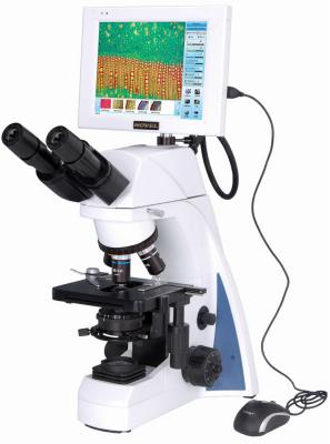 China microscopio biológico inalámbrico de 200x Digitaces, microscopio estéreo del enfoque con la cámara digital en venta