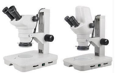 China 115mm Working Distance  6.3:1 Stereo Zoom Microscope 125mm Glass Insert NCS-600A for sale