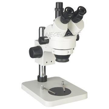 China Compound Light Stereo Zoom Microscope With Optional Lighting Sector Base for sale