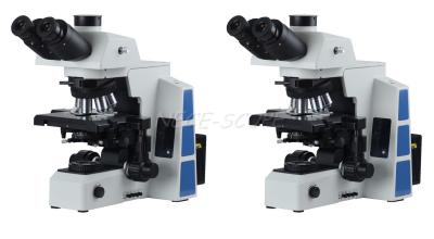 China Binocular Light Laboratory Biological Microscope 187mm X 168mm Stage Moving for sale