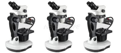 China Microscopio estéreo de la gema portátil de Digitaces, microscopia ligera transmitida 0.67X - 4.5X en venta