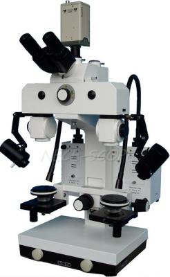 China Trinocular Stereo Zoom Forensic Comparison Microscope For Micro Comparison for sale
