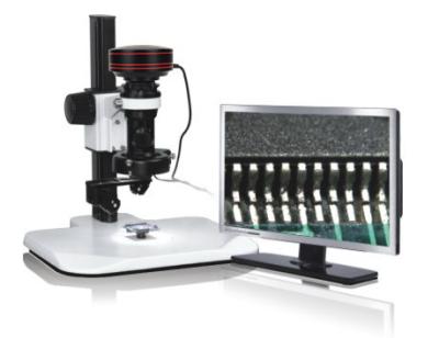 China Microscópio 150x do painel LCD de USB Digital 3D com distância de funcionamento de 95MM à venda