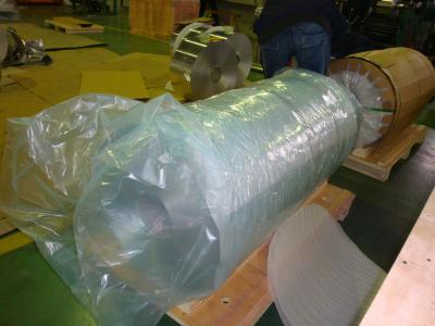 China Customized Aluminum Heat Transfer Fin Foil 76mm / 150mm / 200mm Aluminium Foil Coil for sale