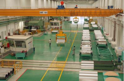 China Hoja de aluminio de la aleta de la transferencia de calor de la aleación del revestimiento para el cambiador de calor de la industria en venta
