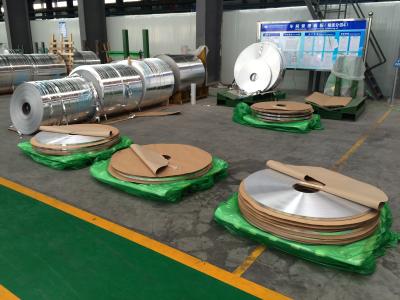 China Heat Transfer Aluminum Foil Strips / Industrial Aluminium Foil For Finned Tubes for sale