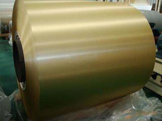 China Anti Oxidation Gold Aluminum Heat Transfer Foil For Air Conditioning & Cooling System for sale