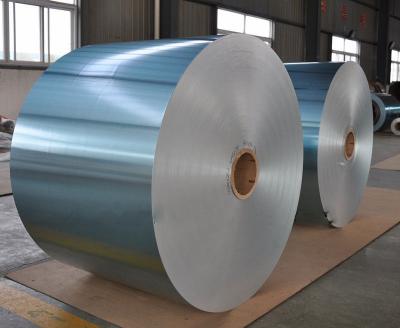 China Hydrophilic Aluminum Heat Transfer Foil Hot Rolled Blue Color For Evaporator for sale