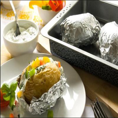 China Temper O Food Wrapping Kitchen Aluminium Foil Safety Aluminium Strip Foil for sale