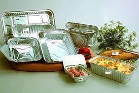 Китай Нетоксические алюминиевые пищевые контейнеры с коробкой для завтрака гостиницы крышек устранимой продается