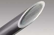 China Inner Grooved Lightweight Aluminum Tubing 120MPa Tensile Aluminium Round Tube for sale