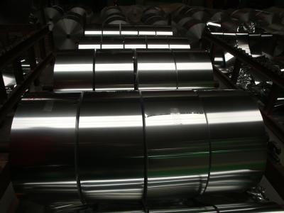 China Tira de la aleación de aluminio 8011-H14 del grueso 0.05-0.6m m de wodth estrecho para el transformador en venta