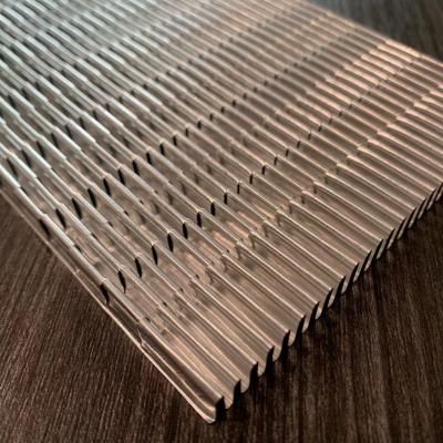 China Air cooler fins microchannel flat tube aluminum foil fin heatsink heat exchanger parts custom for radiator evaporator for sale