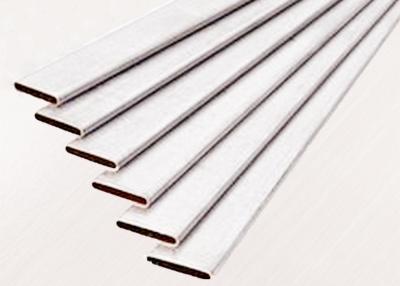 China Flat Hi Frequency Welded Tube Aluminium Extruded Profiles For Radiator / Water Tank for sale