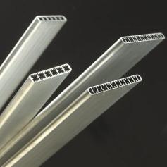 China MultiPort Extrusions / Microchannel Aluminum Extruded Tubes 1100 / 3003 / 3102 for sale