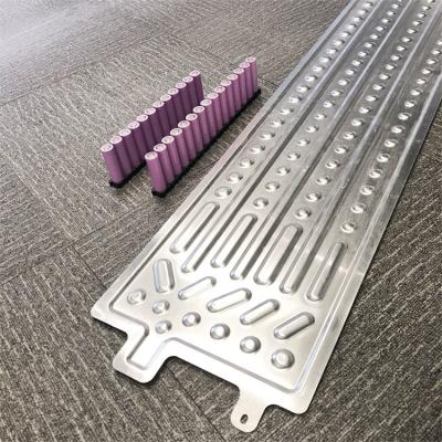 China 3003 Alloy Vacuum Brazed Aluminium Cold Plate Heat Exchanger Aluminum Liquid Cooled Heat Sink Cooling Plate for sale