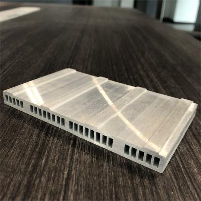 China Tubo sacado de aluminio plano de Multihole para el radiador en venta