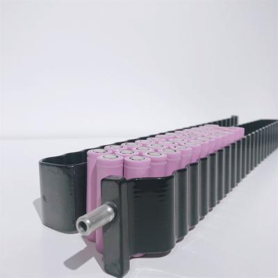 China Cylindrical Battery Aluminum Cooling Plate Extruded Snake Shaped for sale