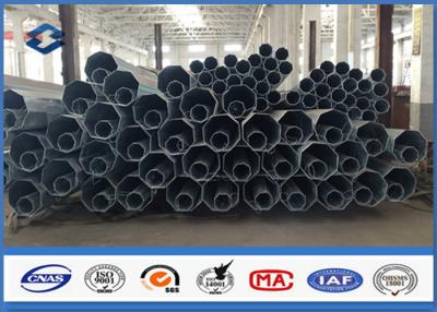 China 8M 11M steel light pole AWS D1.1 Welding Thickness 4mm steel pipe Easy install for sale