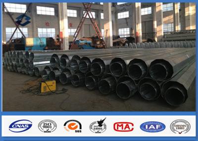China Electrical steel transmission poles Steel Q345 Material ASTM A 123 Galvanized for sale
