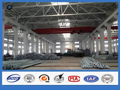 China Electricity Distribution Octagon Galvanized Steel Poles with OBM and ODM service provided for sale