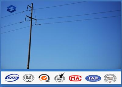 China 25FT 30FT 35FT 40FT Octagonal utility power pole , steel power pole with 500KGS Design Load for sale