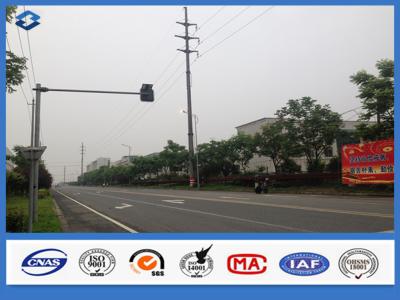 China Hot dip galvanized Power Coating Urban Landscape Round Steel Metal Utility Pole for sale