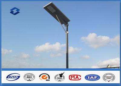 China 9M High Mast Tapered Parking Lot Light Pole IP 65 White Surface Color for sale