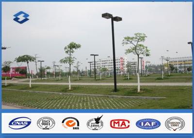 China ASTM A123 Galvanized parking lot lighting poles Against earthquake of 8 grade for sale