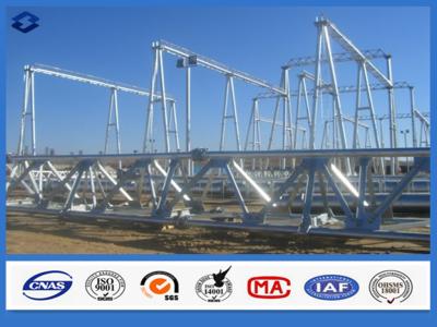 China Acero galvanizado poste de la estructura de la subestación de la transmisión de la electricidad de la inmersión caliente en venta