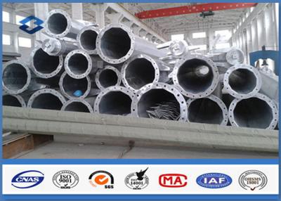 China 7M ~ 15M Steel Tubular Structures Electric Power Pole Polygonal shppe Low Voltage for sale