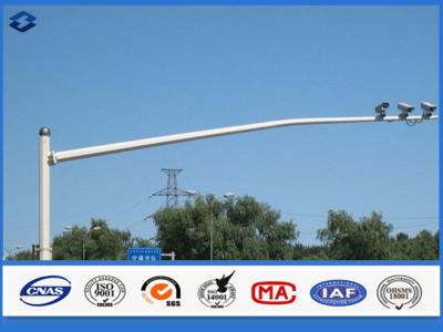 China Altura personalizada conectada de Pólo do sinal de tráfego de Monirtoing da estrada flange octogonal à venda