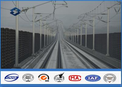 Chine Q345 métal électrique octogonal matériel en acier Polonais de service pour la station de train à vendre