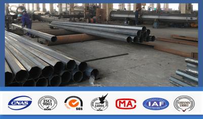 China Electric Power Transmission Steel Utility Poles Customized Color For 3mm Thickness for sale