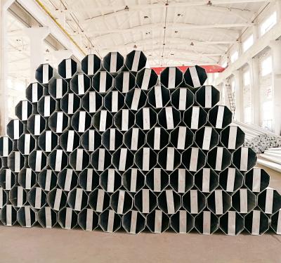 중국 간편한 유지보수 팔각형 가연 40ft 장사형 전기 전력 기둥 판매용