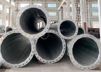 Chine L'immersion chaude a galvanisé l'acier 110kv Polonais tubulaire épais de 8mm à vendre
