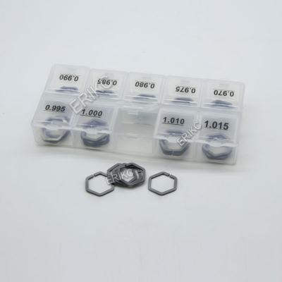 China ERIKC Piezo Injector Nozzle Adjustment Washer Shims Accuracy 0.005mm Size 0.970-1.015mm Total 50 pcs for for Siemens Inj for sale