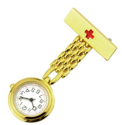 China Cross Nurse Watch Imported Quartz Japanese PC21S Movement Retro Medical Pocket Watch Gift for sale