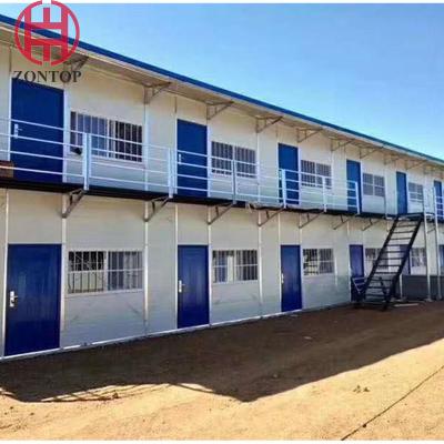 China Zontop Morden Customized Resistant Modular Real Estate Construction Prefabricated Home  Prefab K House for sale