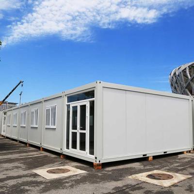 China Zontop Modern Luxury  Easy Assemble Steel Prefabricated 2 Story  Flat Pack Build  Prefabricated 40Ft Container House for sale