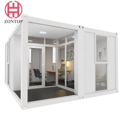 China Zontop Modern China Stackable Cheap 20 Ft Prefab Prefabricated Shipping Container Home Stackable Prefab Container Homes for sale