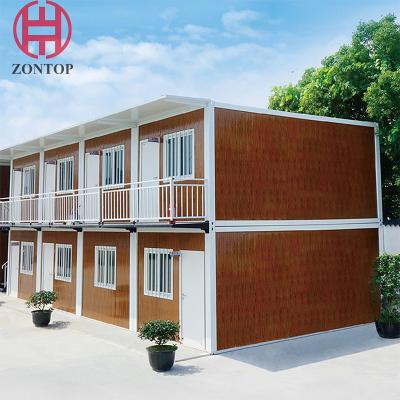 China Zontop Living Shipping Tiny Modular Home Portable Prefab Foldable Cheap Prefabricated House Container Home for sale