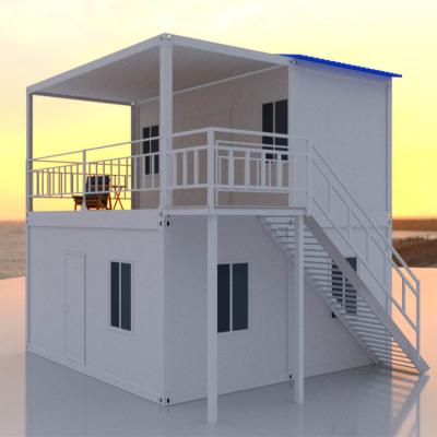 China Zontop  China Modern Small Ready Modular Quick Concrete Hurricane Proof Two Story Resort Cheap Homes Container Prefab  H for sale