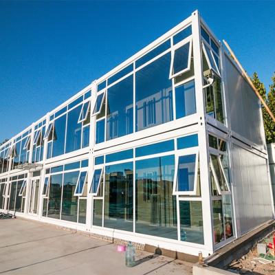 China Zontop Modern Luxury Quick Concrete Ready Prefabricated 4 Bedrooms Glass  Prefab Homes Bolt Container House for sale